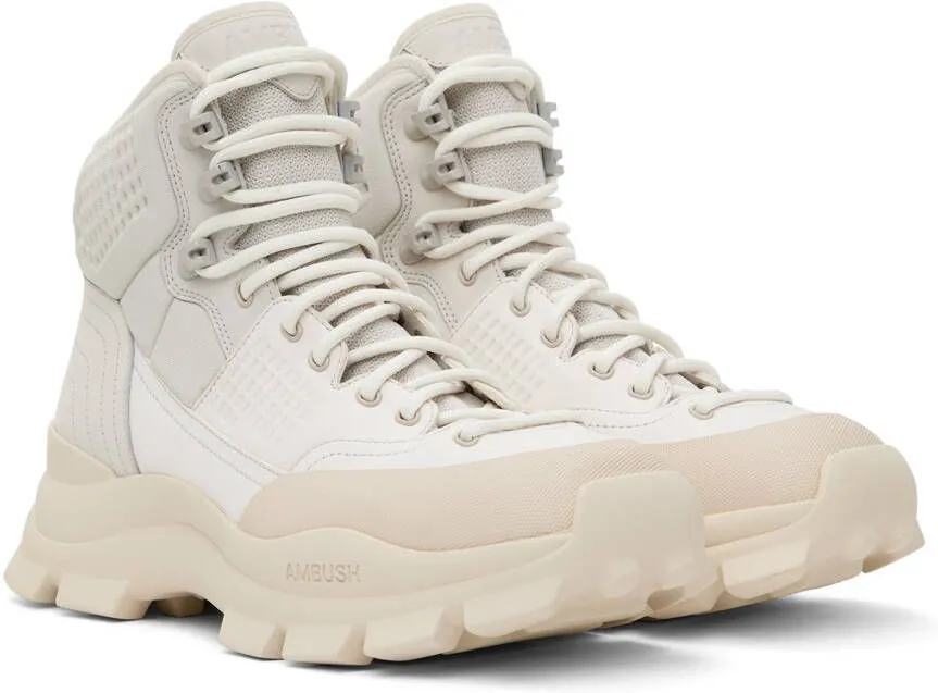 AMBUSH Off-White Hiking Boots