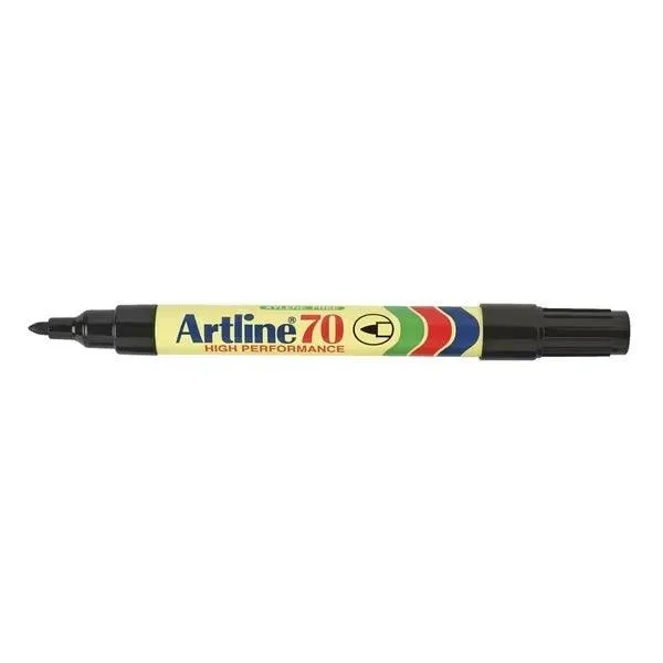 Artline 70/90/700 Permanent Marker Black Assorted Pack 18