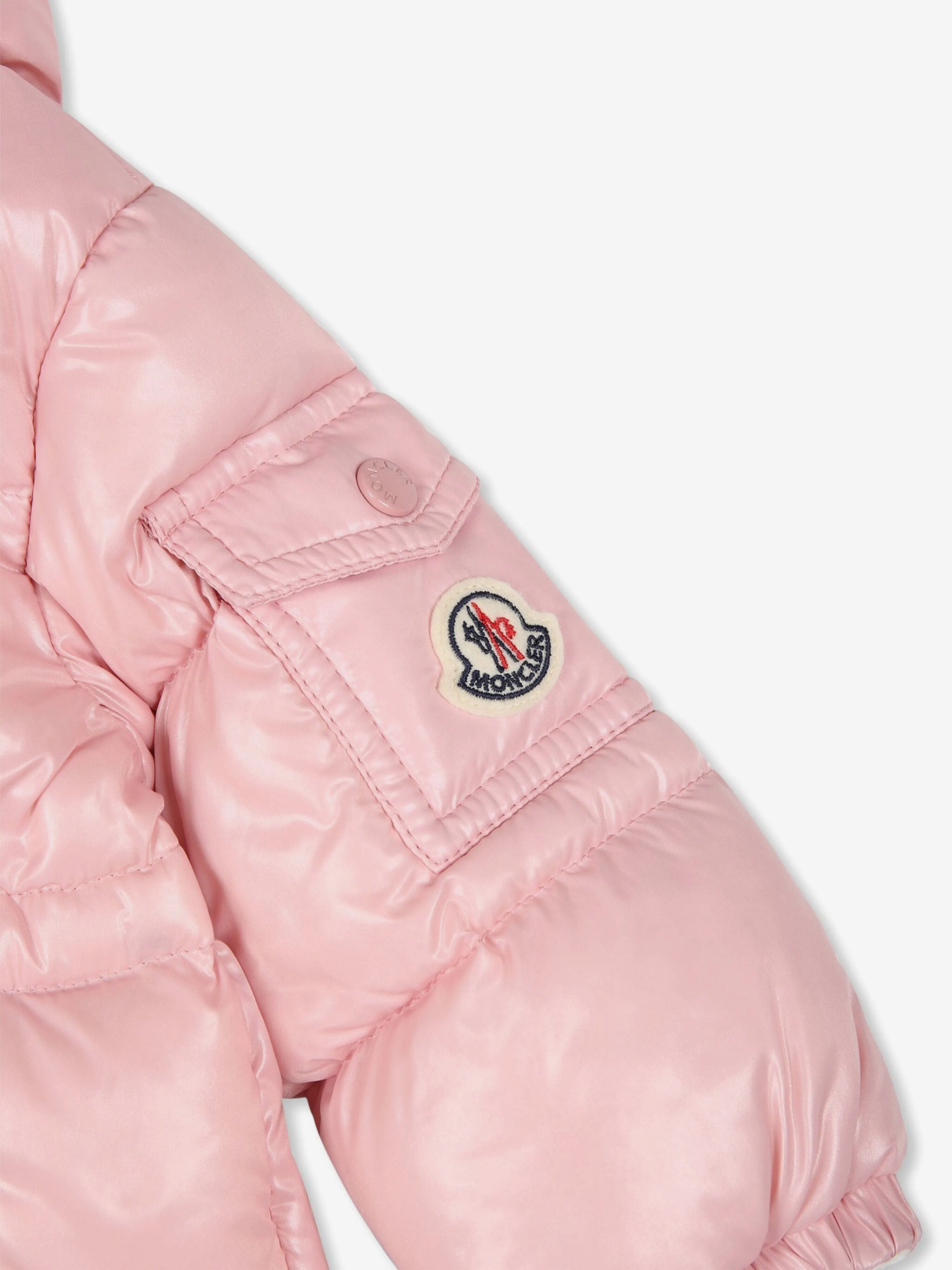 Baby Girls Down Padded Maire Jacket in Pink