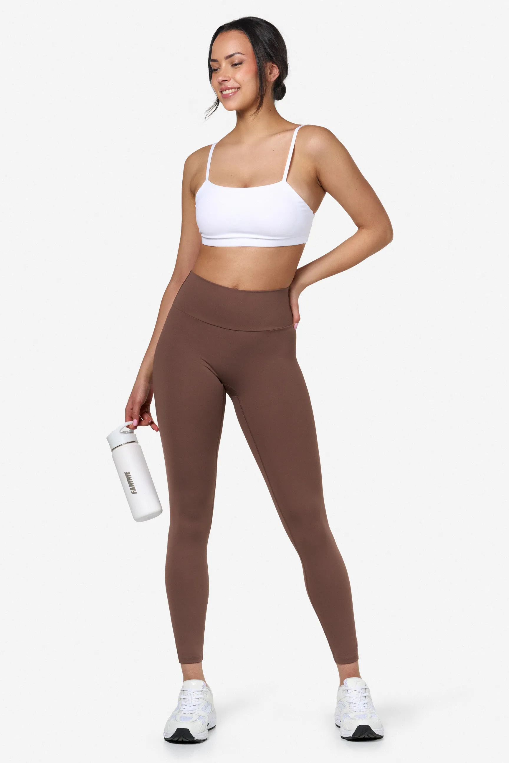 Beige Signature Leggings