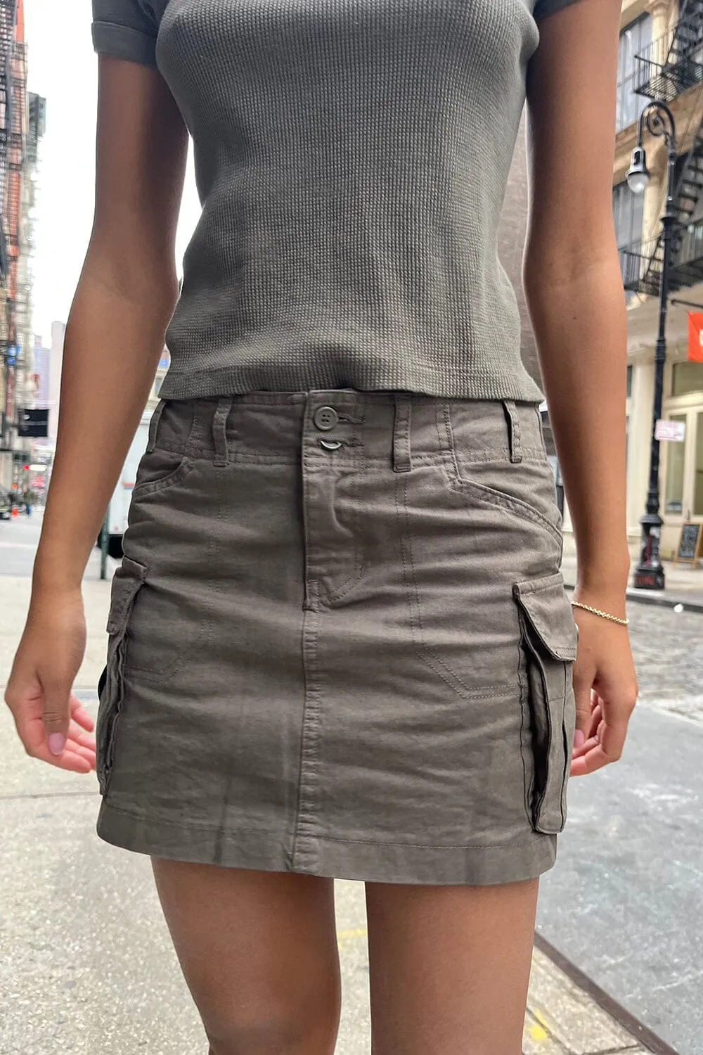 Beverly Cargo Mini Skirt