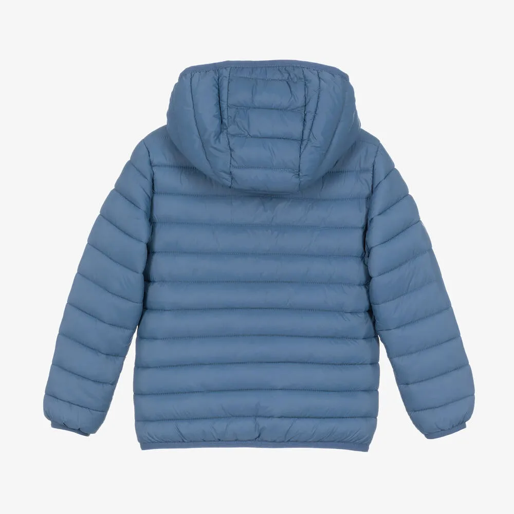 Blue Lightweight Puffer Jacket