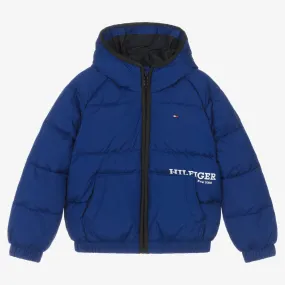 Boys Blue Puffer Jacket