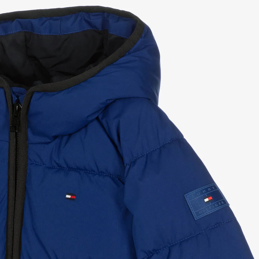 Boys Blue Puffer Jacket