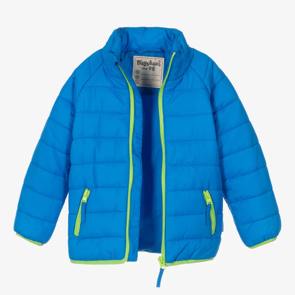 Bright Blue Puffer Jacket