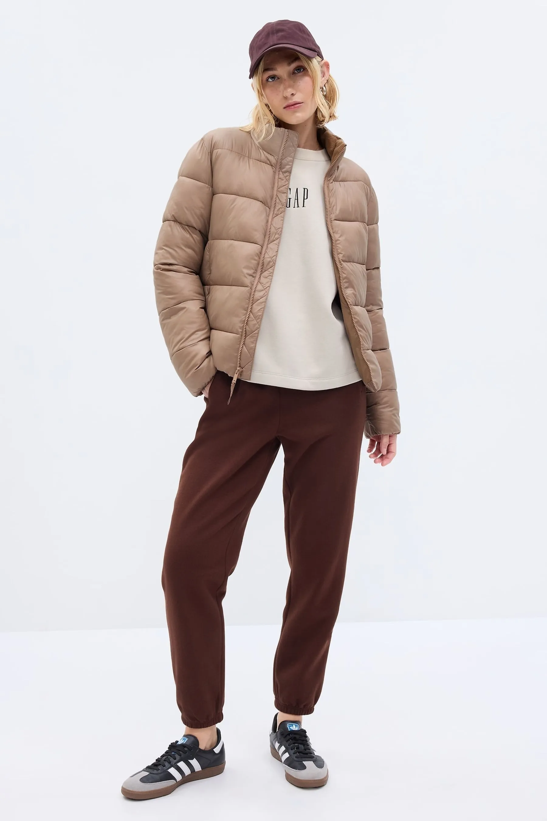 Brown ColdControl Puffer Jacket