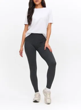 Buy Grey Cotton Modal Leggings XXL | Leggings | Tu