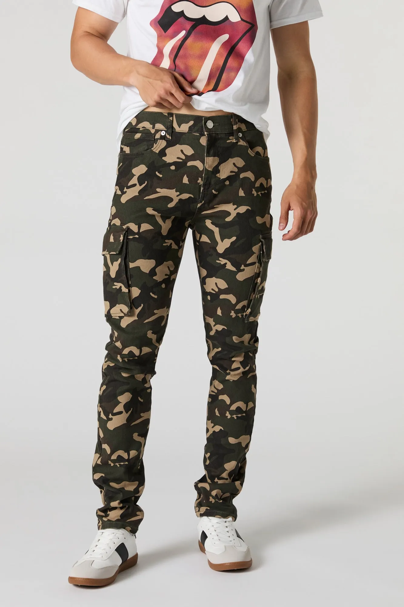 Camo Skinny Cargo Pant