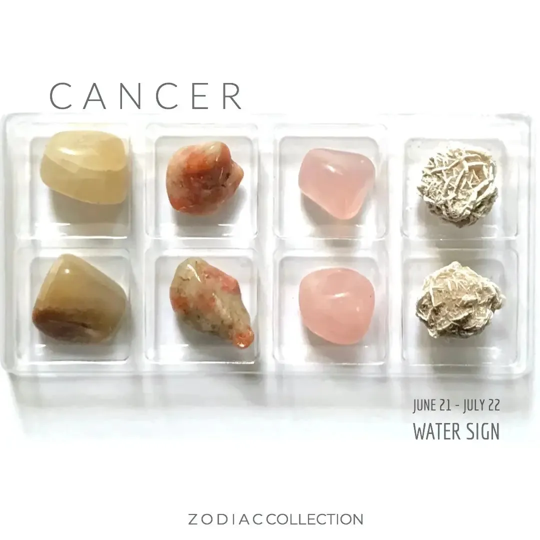 Cancer Zodiac Crystal Collection