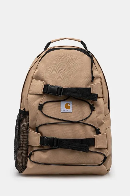 Carhartt WIP backpack Kickflip Backpack brown color smooth I031468.2FSXX