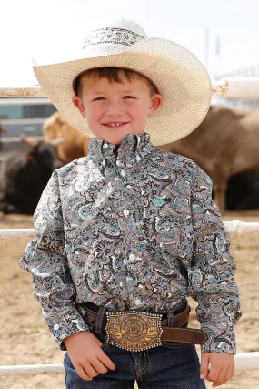 Cinch Boys Printed Long Sleeve Shirt