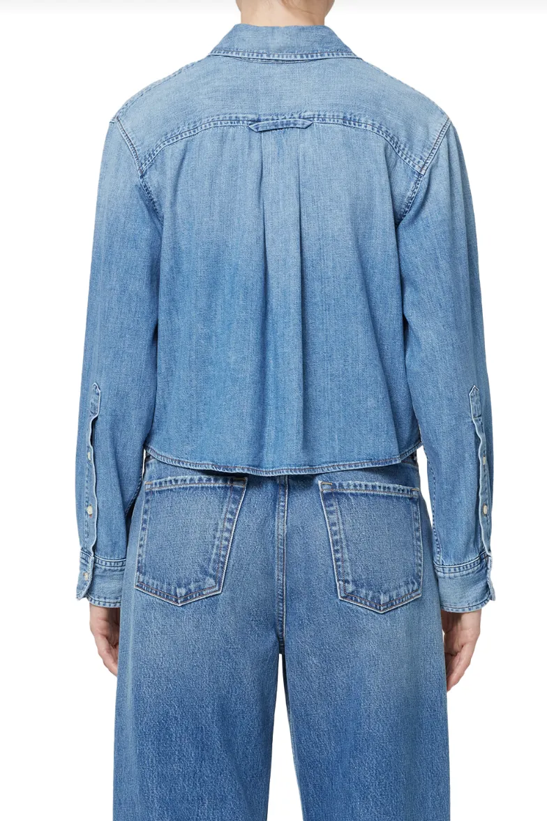 CITIZENS OF HUMANITY BABY SHAY CROPPED SHIRT