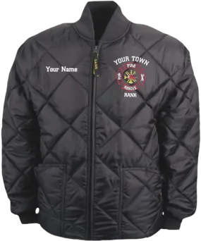 Deluxe Embroidery Package for Game Sportswear: The Bravest Diamond Quilt Jacket