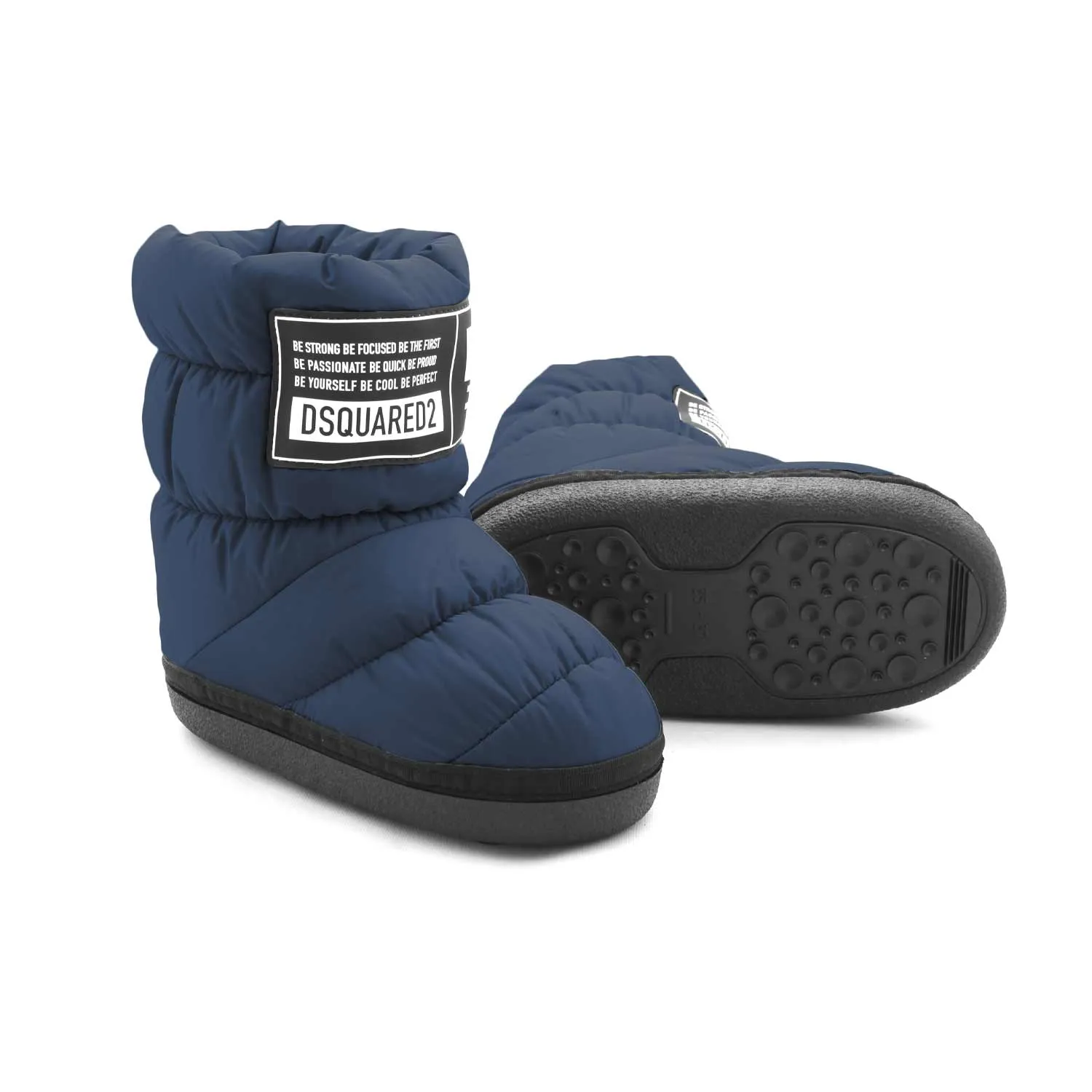 Dsquared2 Blue Unisex D2 Snow Boots For Jr And Teen