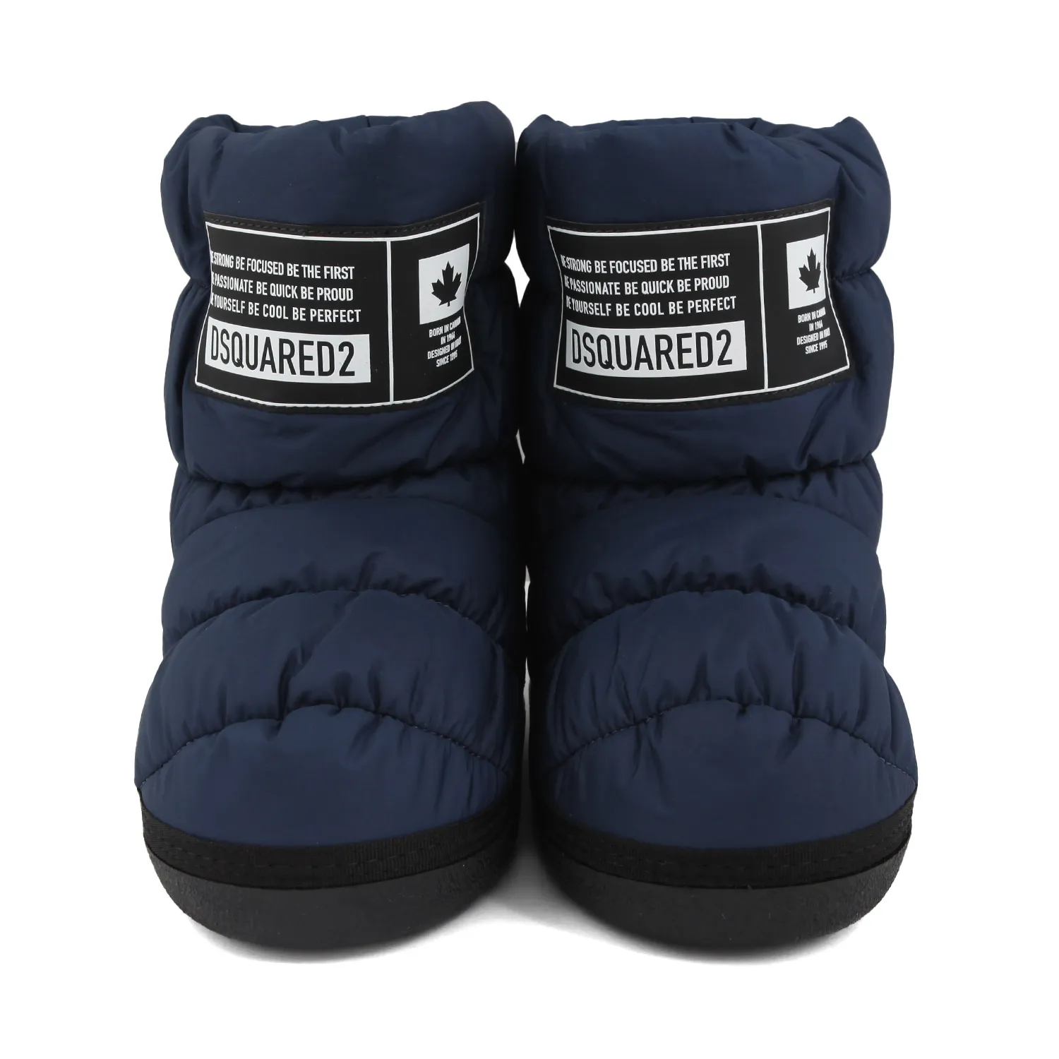 Dsquared2 Dark Blue And Black Unisex Snow Boots