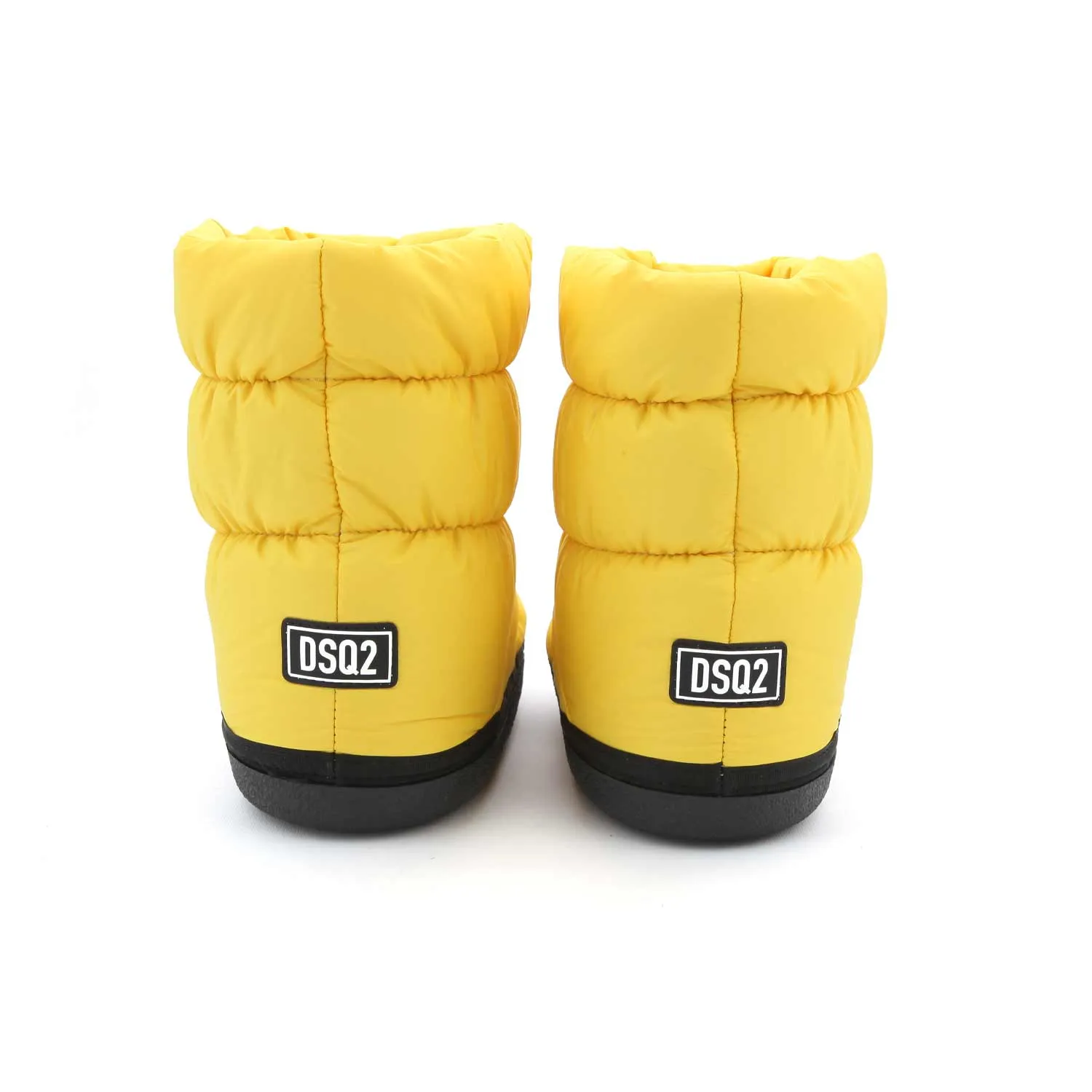 Dsquared2 Unisex Yellow D2 Snow Boots For Jr And Teen