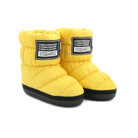 Dsquared2 Unisex Yellow D2 Snow Boots For Jr And Teen