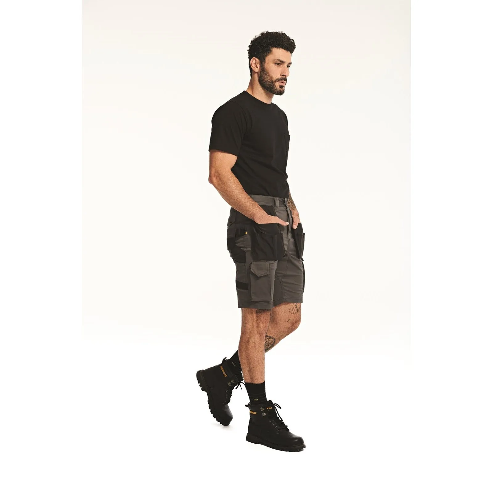 Essential Stretch Pocket Shorts  Dark Shadow