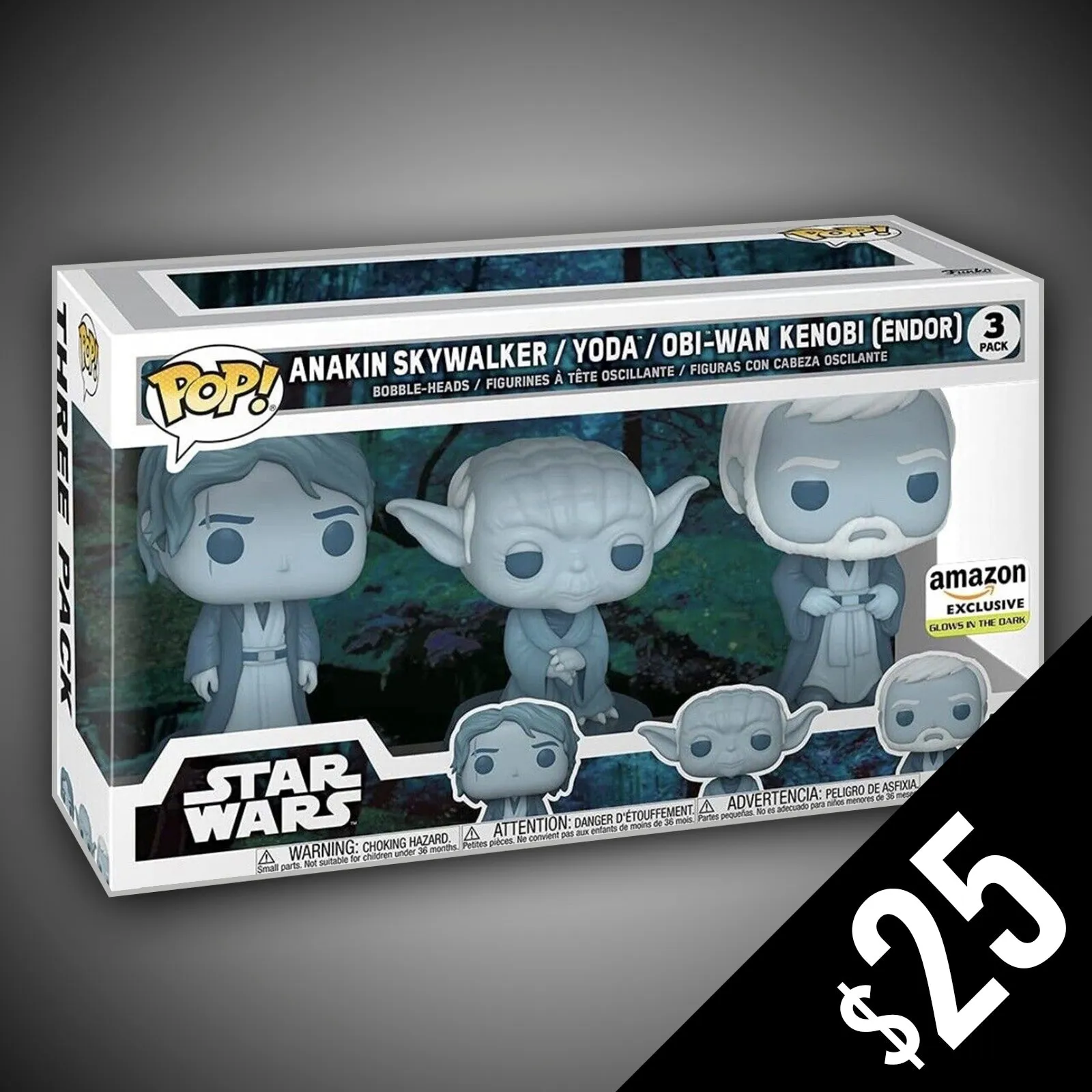 Funko Pop! Star Wars: Force Ghost 3-Pack