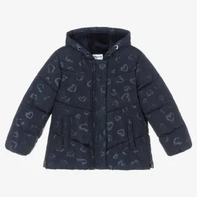 Girls Blue Puffer Jacket