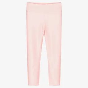 Girls Metallic Pink Leggings