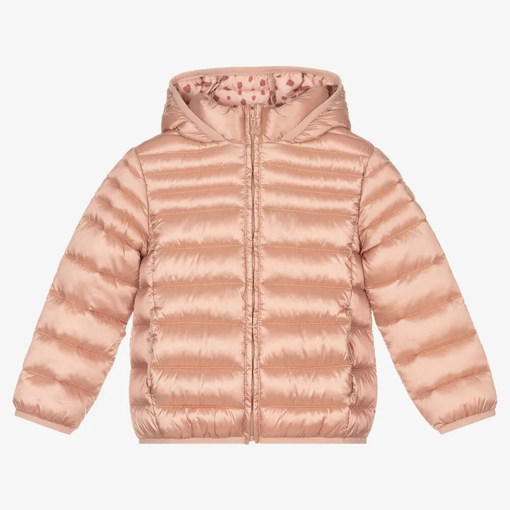 Girls Pink Puffer Jacket