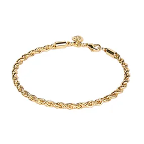 Gold Rope Chain Bracelet