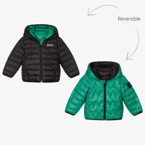 Green Reversible Puffer Jacket