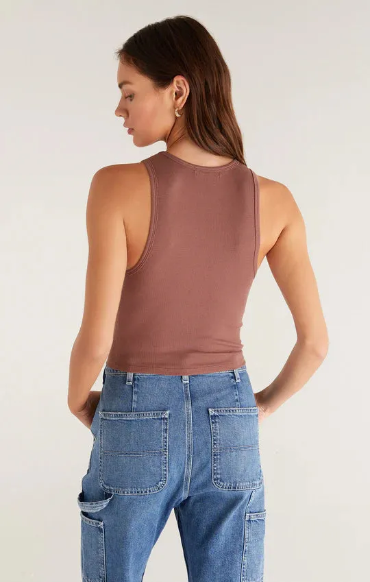 Hannah Cropped Rib Tank