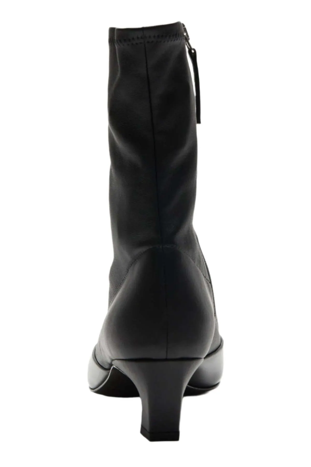 Heeled Ankle Boots - Black