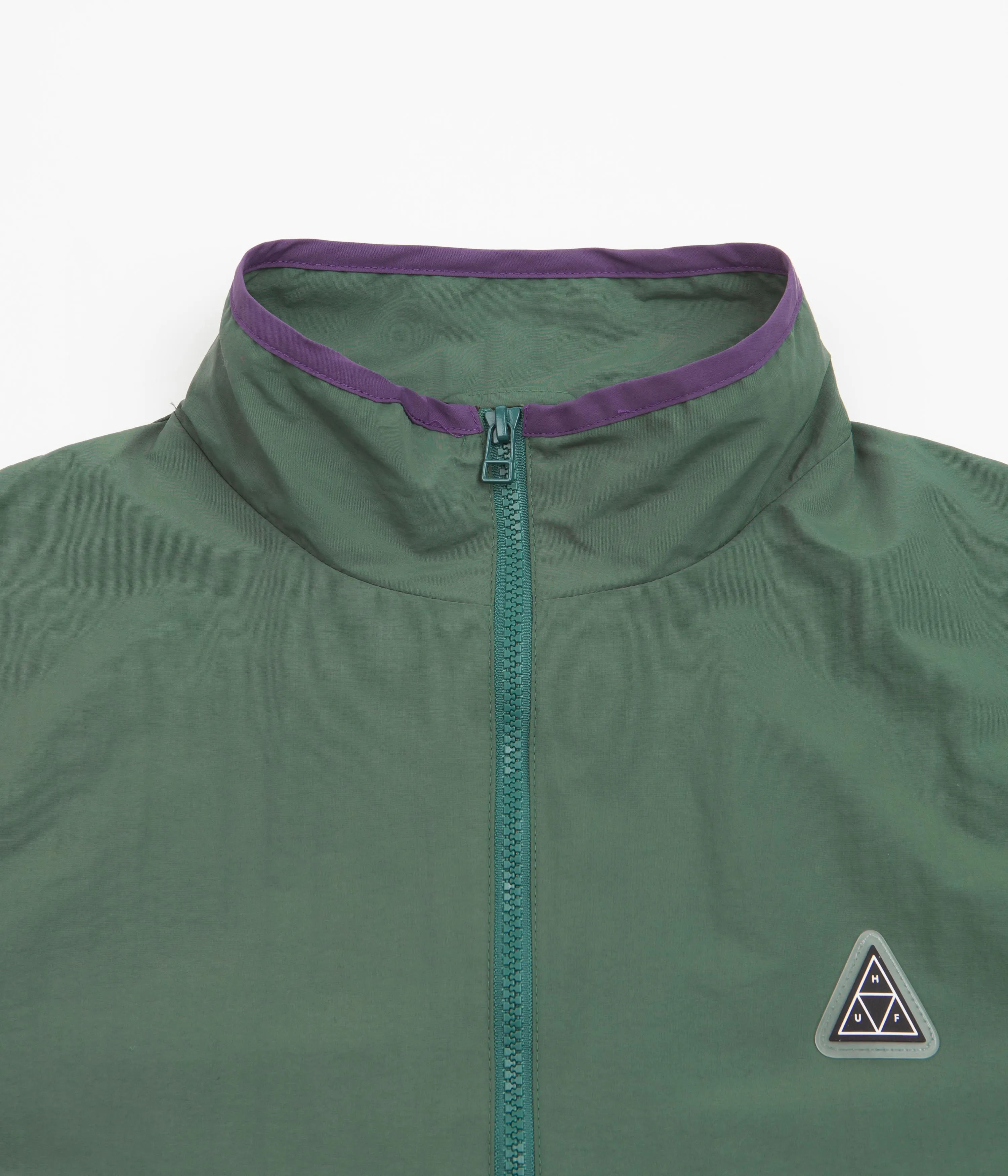 HUF Teton 1/4 Zip Anorak - Forest Green