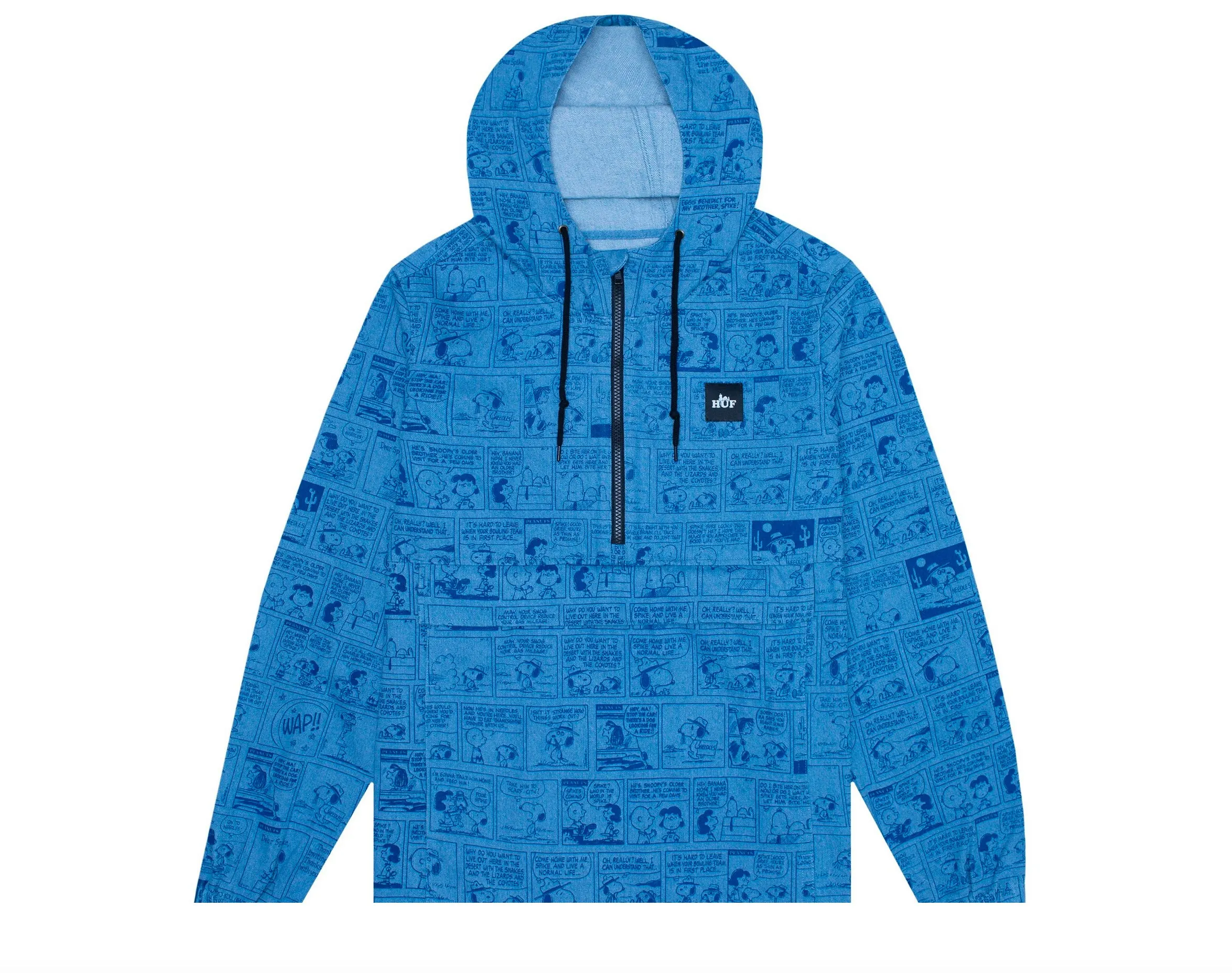 Huf x Peanuts spike indigo anorak