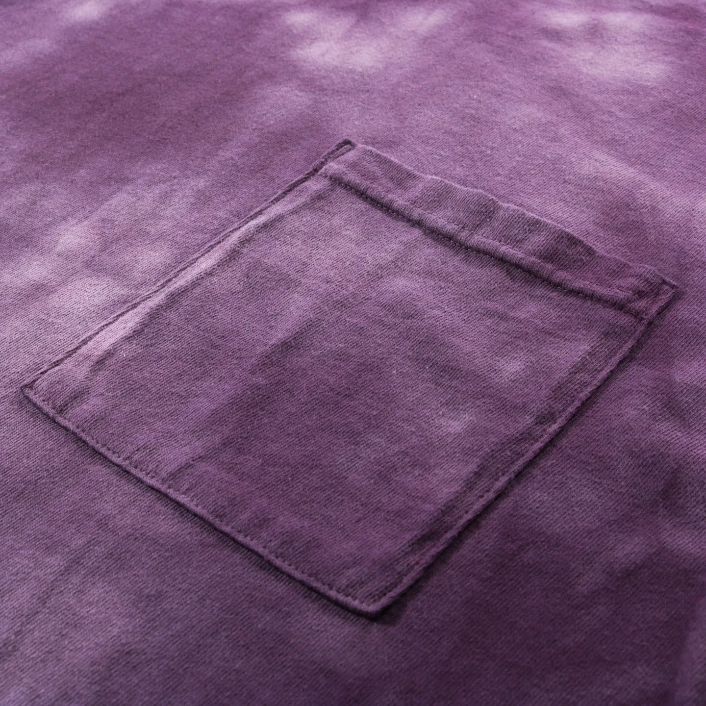 KAPITAL JERSEY KATABIRA LONG SLEEVE T (BACK SLEEVE) AUBERGINE