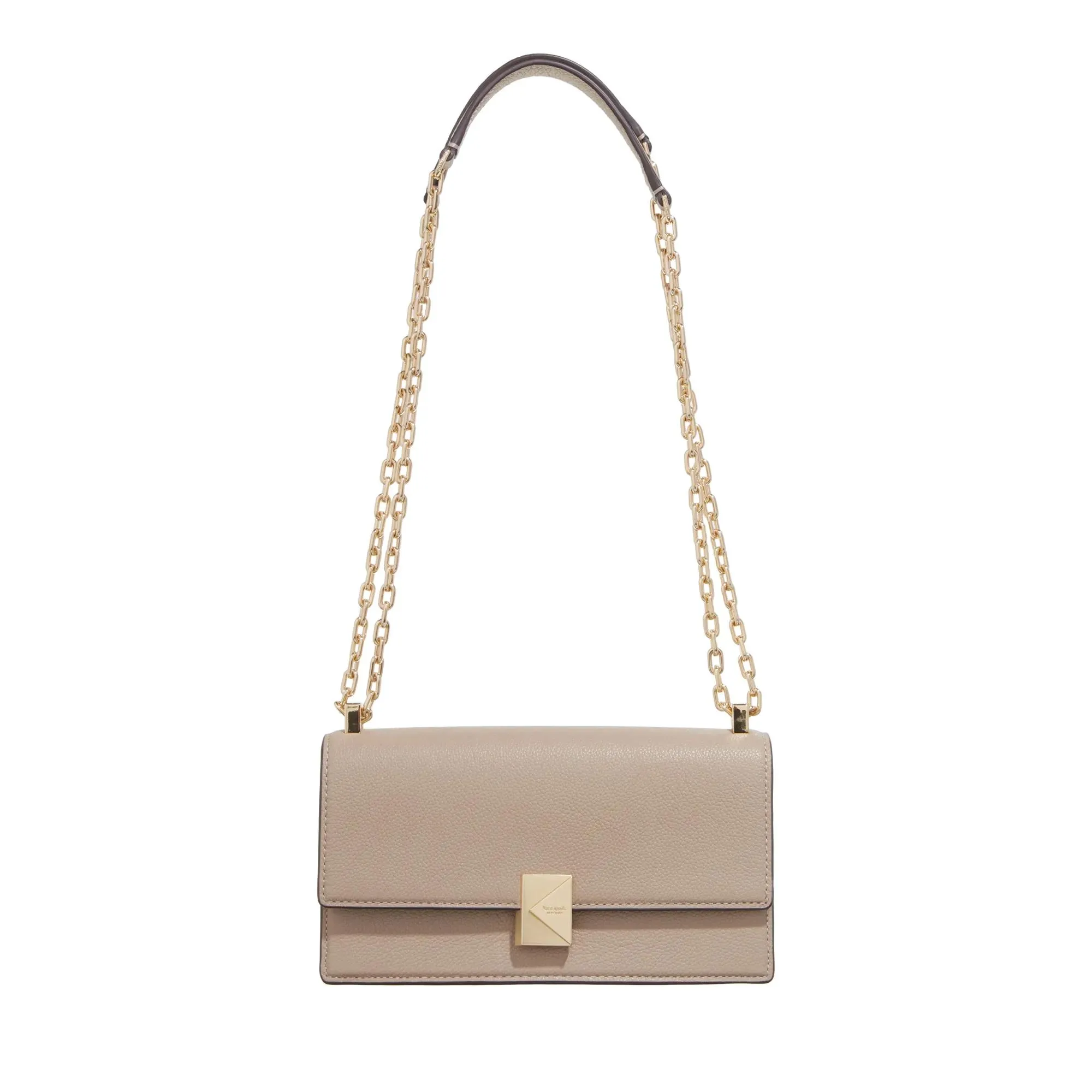 Kate Spade New York  Deco Mini Flap Chain Crossbody timeless taupe