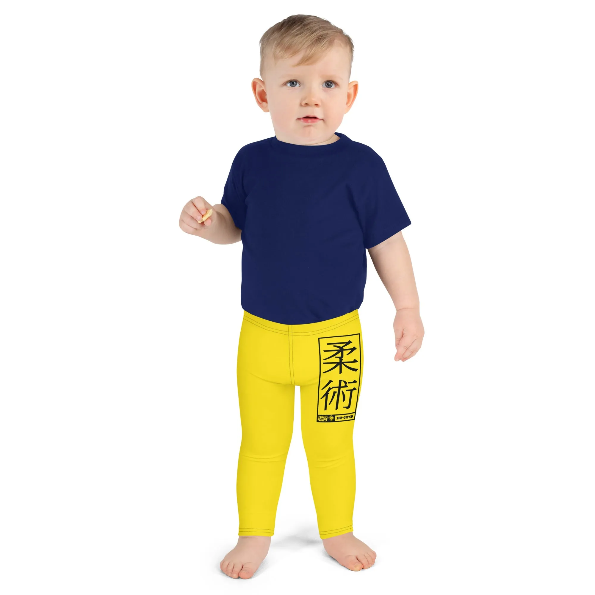 Kid's Boys Jiu-Jitsu Athletic Leggings 017 - Golden Sun