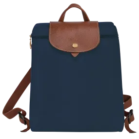 Le Pliage Original M Backpack Navy - Recycled canvas