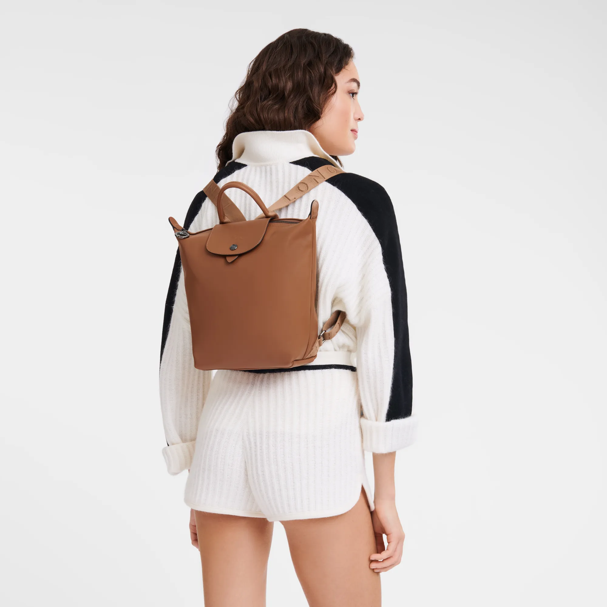 Le Pliage XTRA S Backpack Cognac - Leather