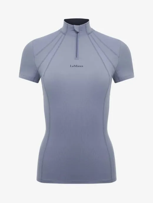 LeMieux Mia Mesh Short Sleeve Base Layer Jay Blue