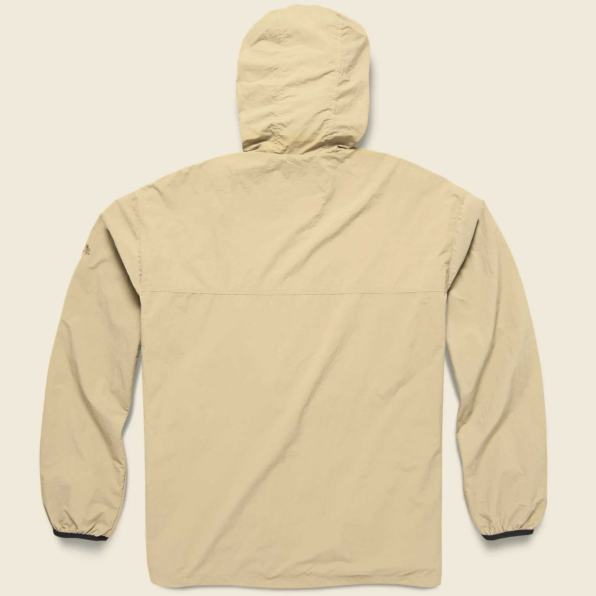 Light Nylon Anorak Parka - Tan