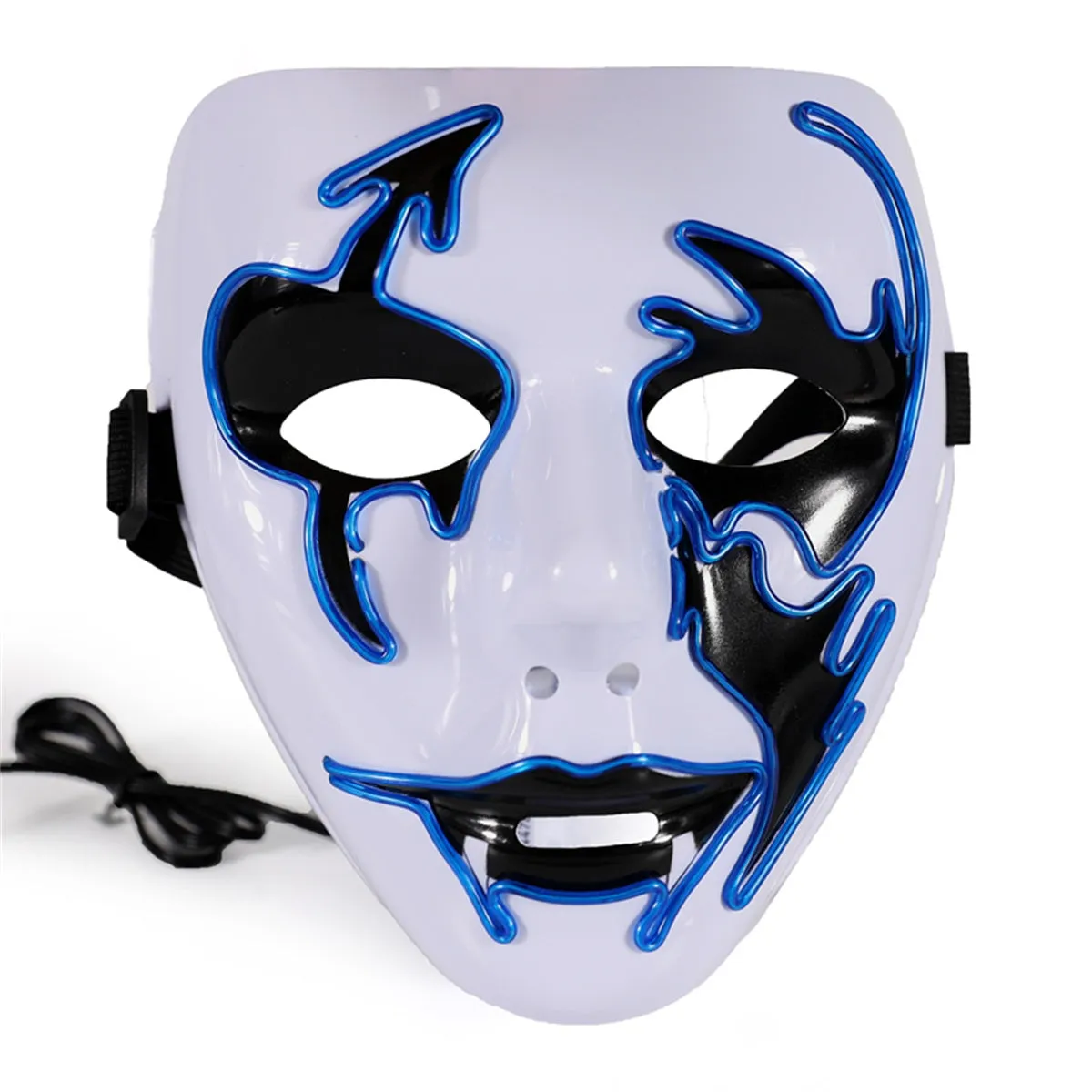 Light up Flash Mask LED Arrow Face