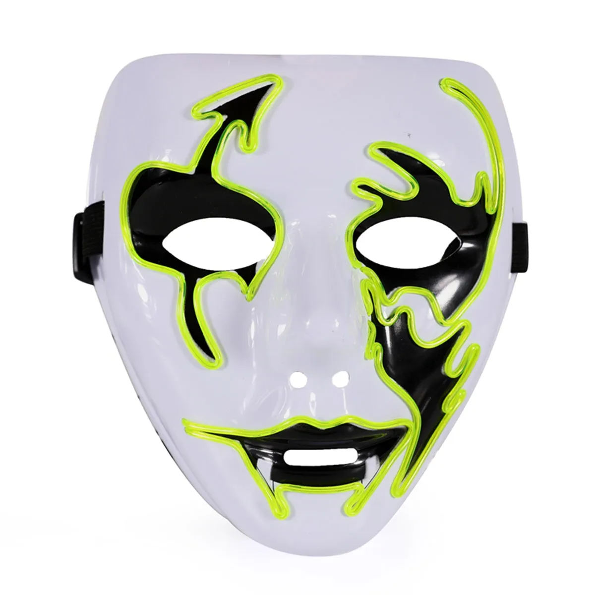 Light up Flash Mask LED Arrow Face