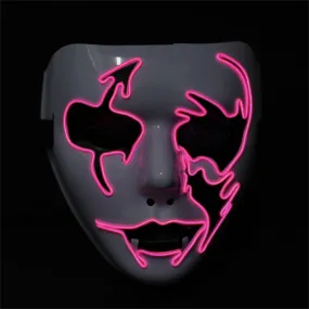 Light up Flash Mask LED Arrow Face