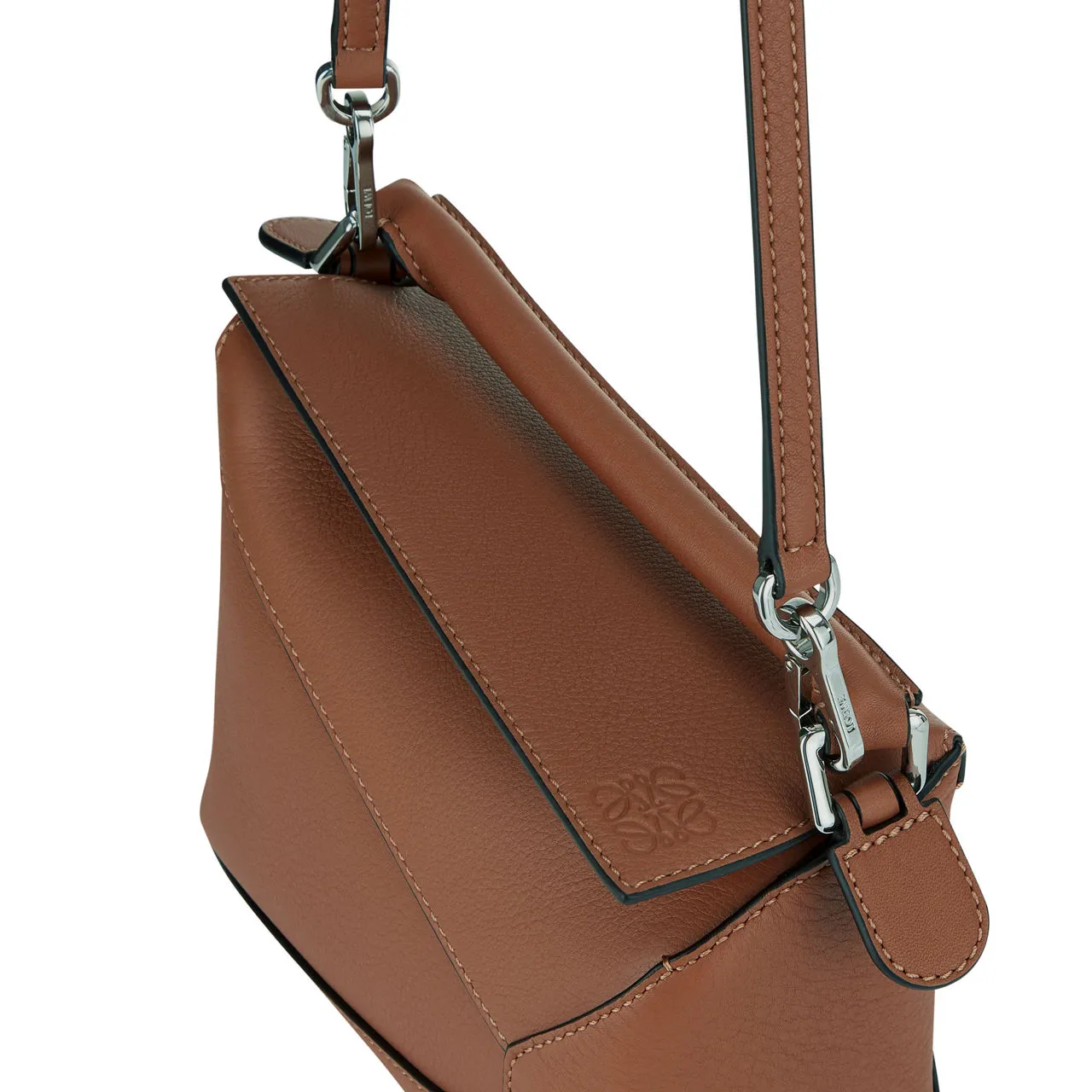 LOEWE Puzzle Mini Crossbody Bag - Tan