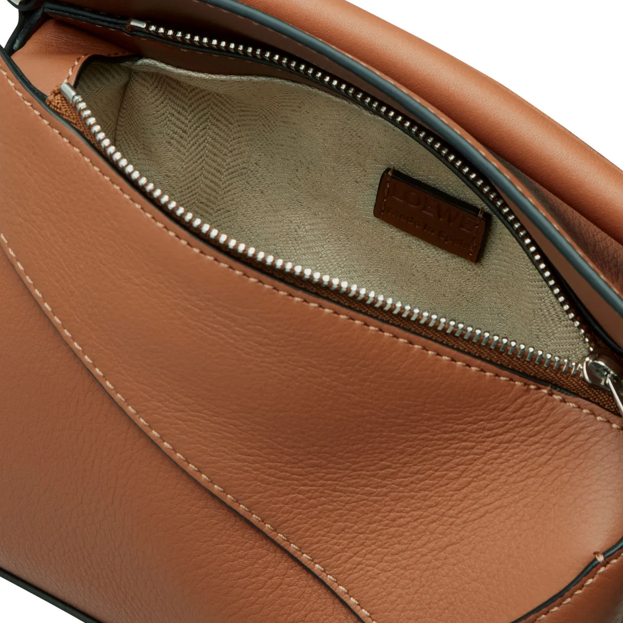 LOEWE Puzzle Mini Crossbody Bag - Tan