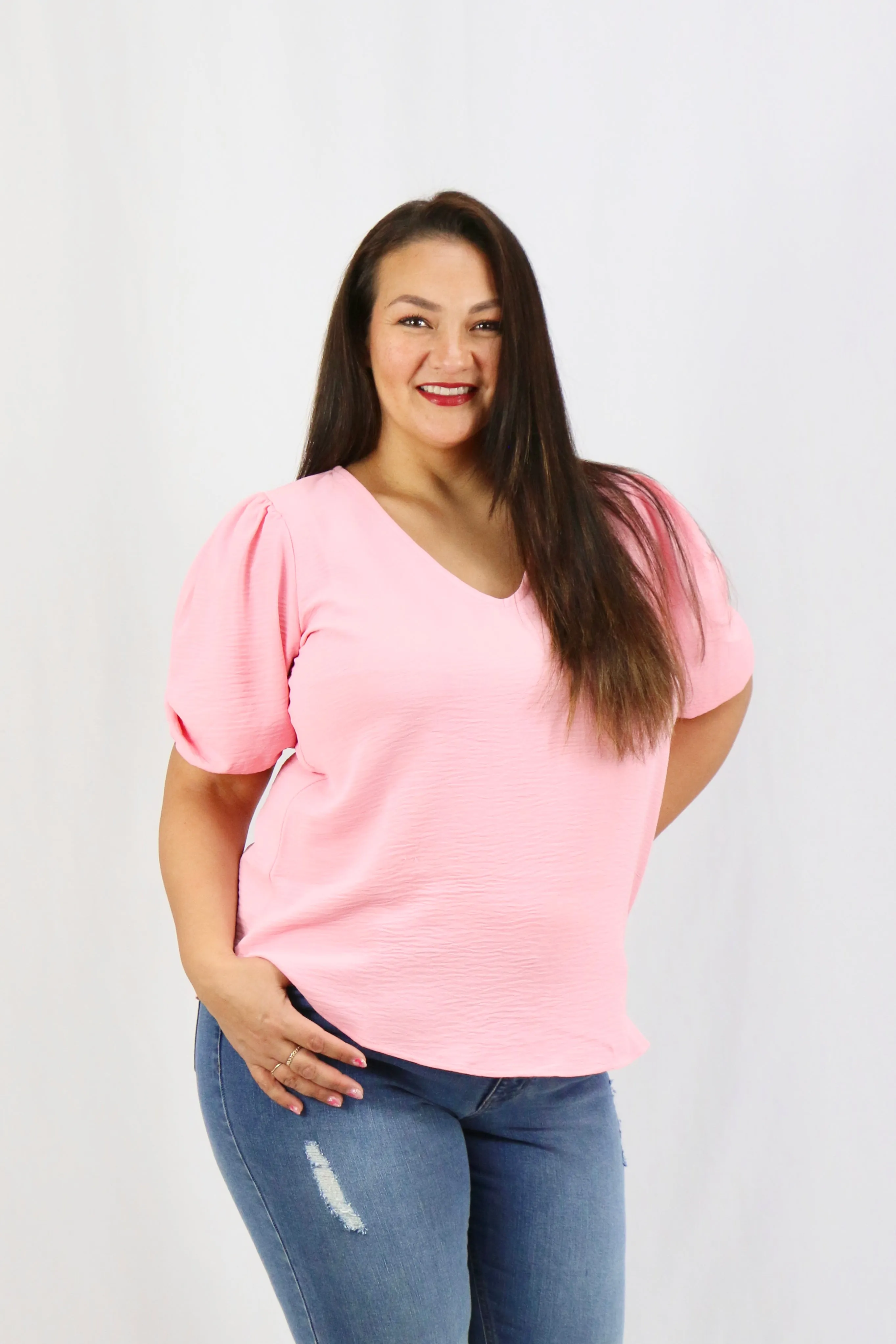 Lois Top - Dark Pink