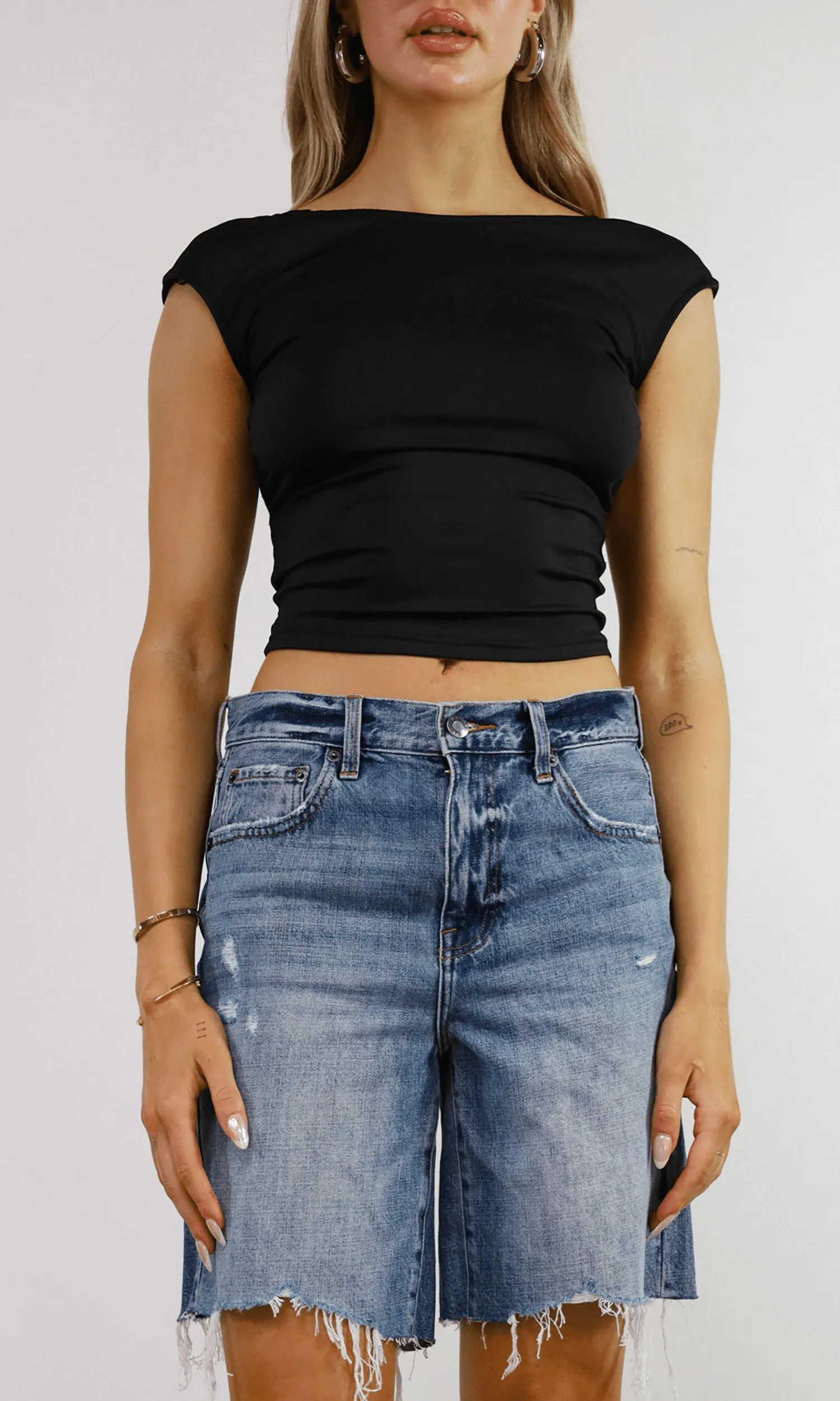 Look Twice Crop Top - FINAL SALE