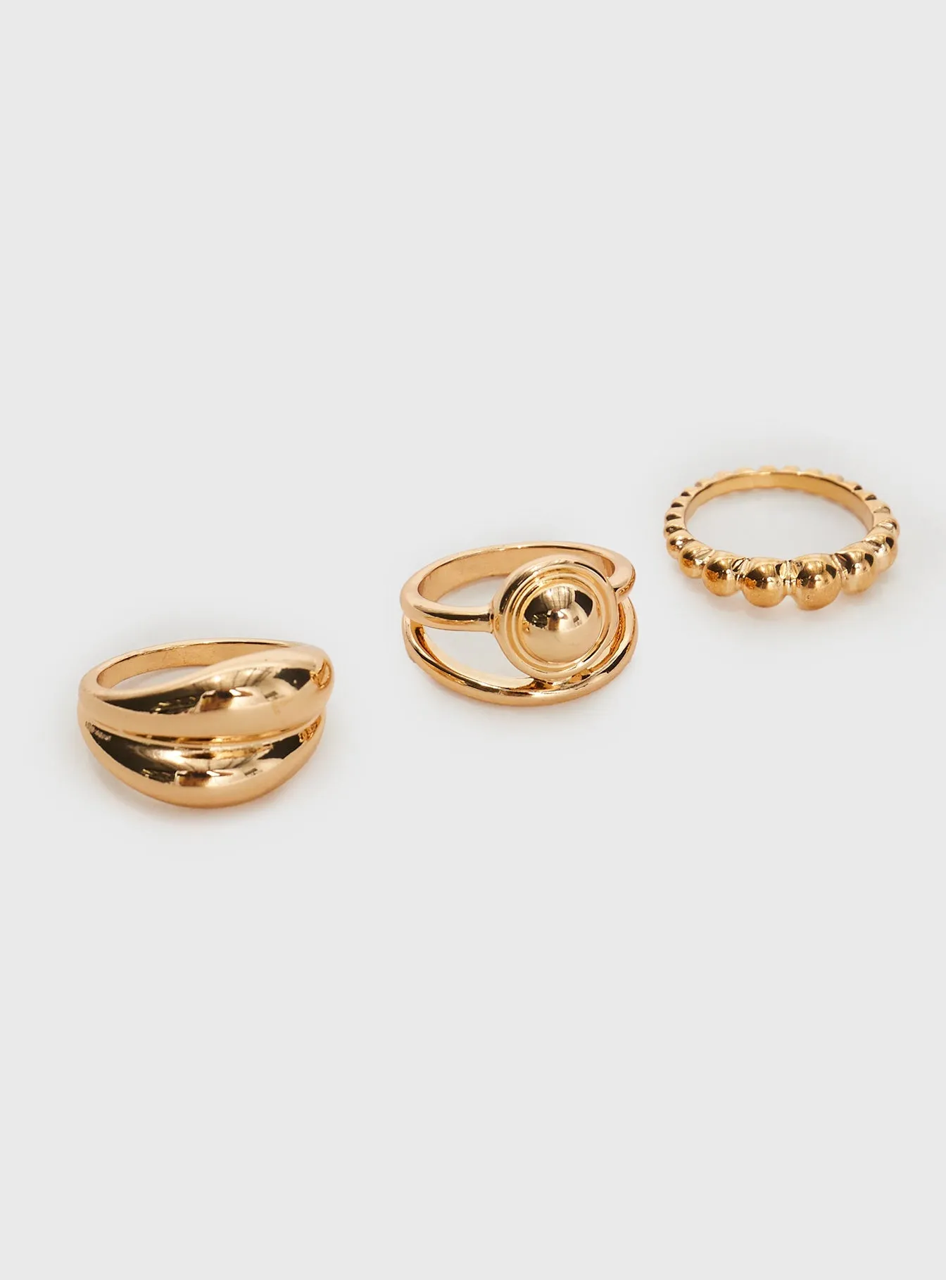 Mariella Ring Pack Gold