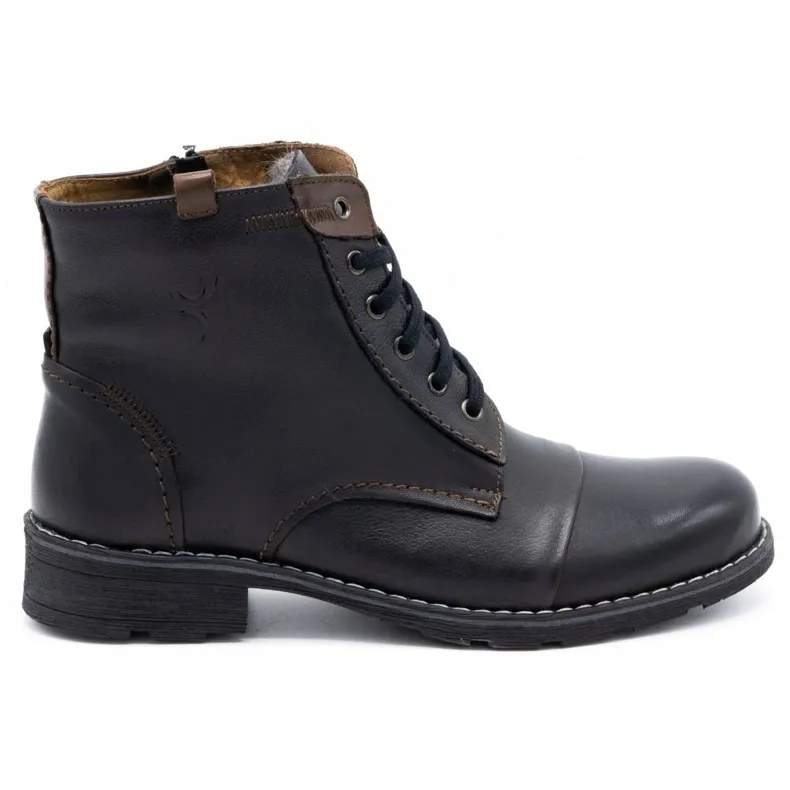 Mario Pala Men's 312 black snow boots