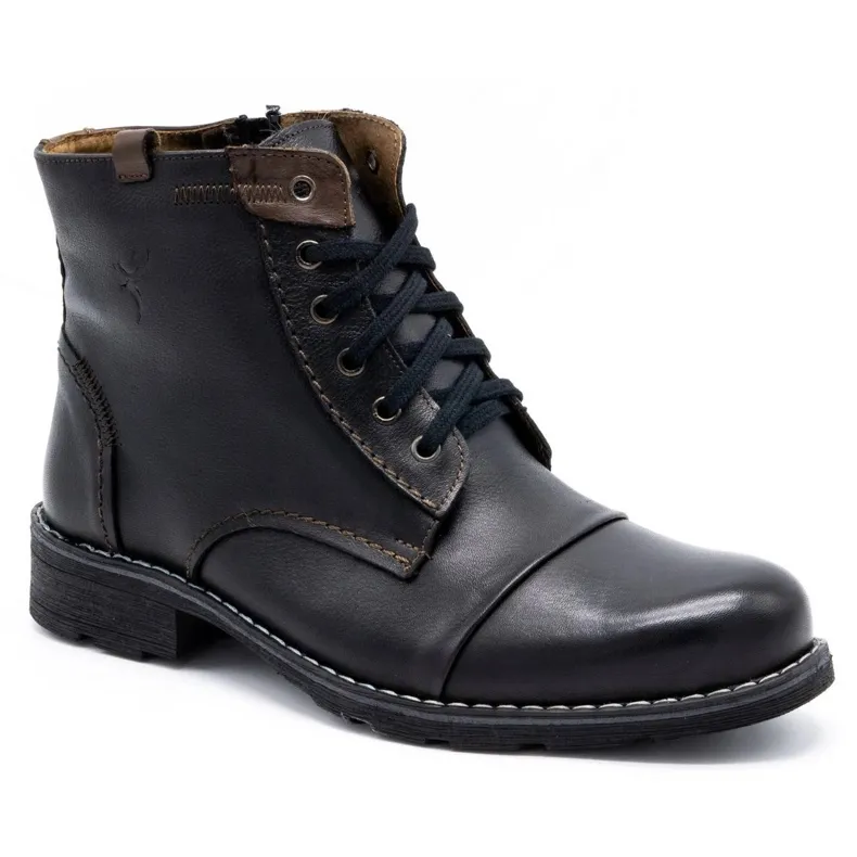 Mario Pala Men's 312 black snow boots