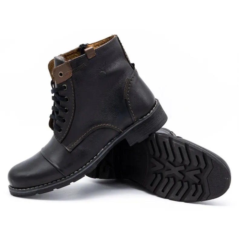 Mario Pala Men's 312 black snow boots